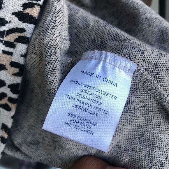 Tyler Böe Leopard Print Cowl Neck 3/4 Sleeve Sweater Dress Size Small, MSRP $153 - Picture 6 of 10